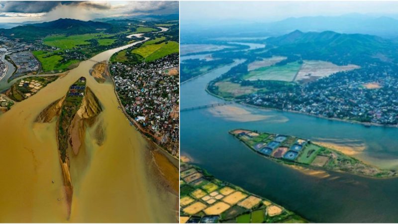 Stunning Whale-Shaped Sand Dune Emerges by the Seaside in Binh Dinh, Vietnam